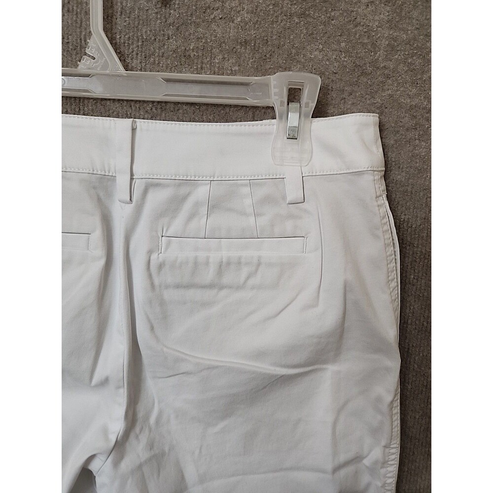 Talbots Perfect Crop Pants Womens 6 Petite White Slim Leg Stretch NEW - Picture 4 of 9
